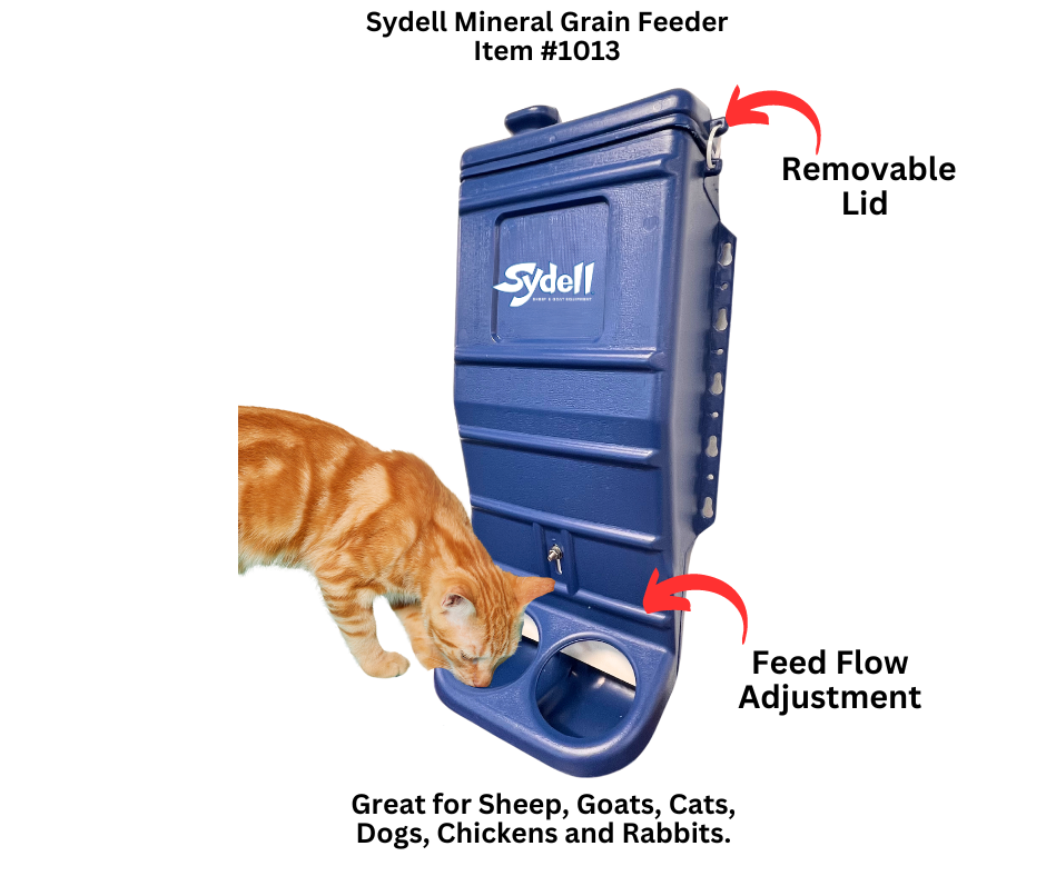 Sydell Blue Mineral & Grain Feeder Item #1013