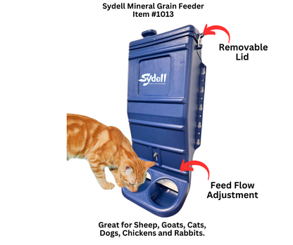 Sydell Blue Mineral & Grain Feeder Item #1013