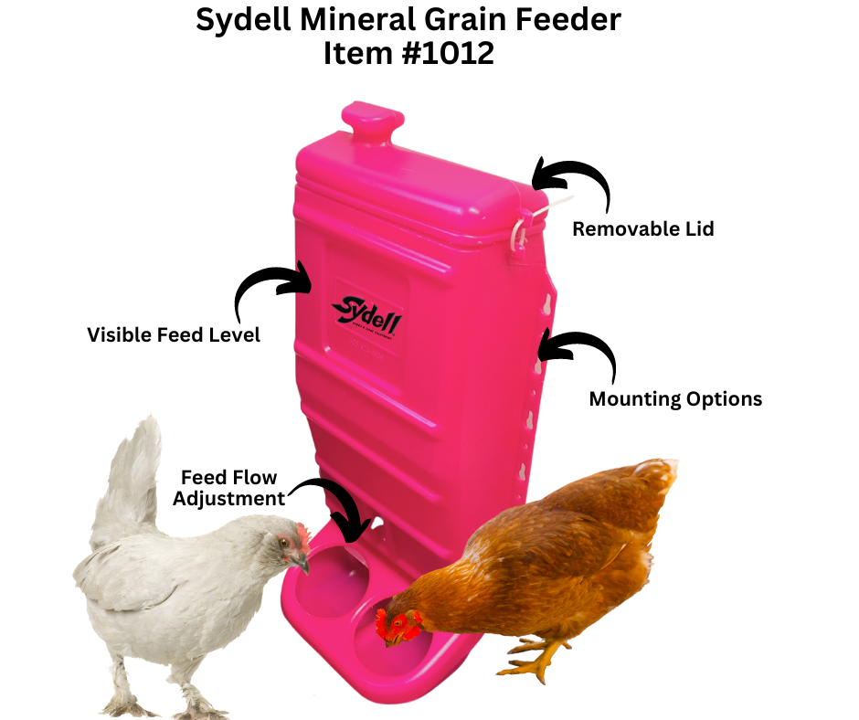 Pink Mineral & Grain Feeder #1012
