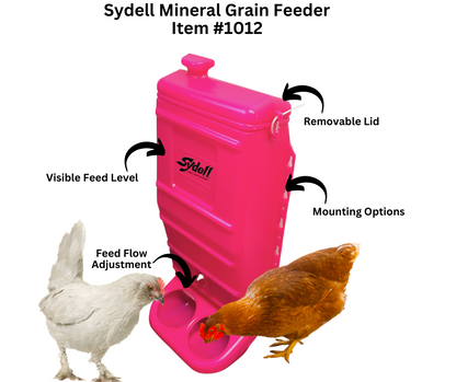 Pink Mineral & Grain Feeder #1012
