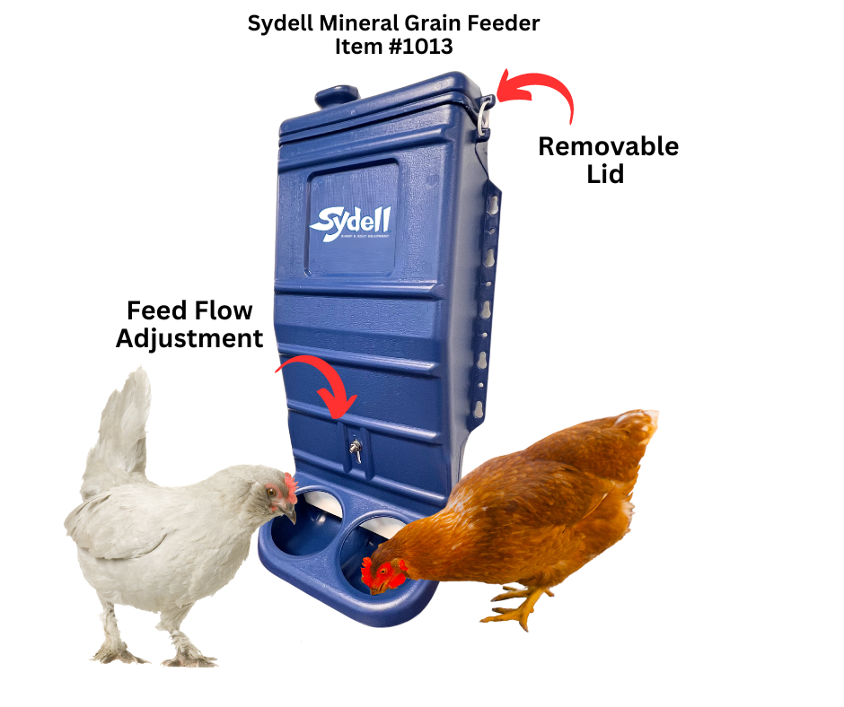 Sydell Blue Mineral & Grain Feeder Item #1013