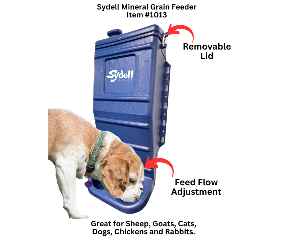 Sydell Blue Mineral & Grain Feeder Item #1013