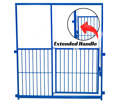 Sydell Multi-Species Livestock Arched Front Gates for Fair Show Pens - for Sheep, Goats, Pigs & More | 4', 5' & 6' Widths | Galvanizing Available sh
