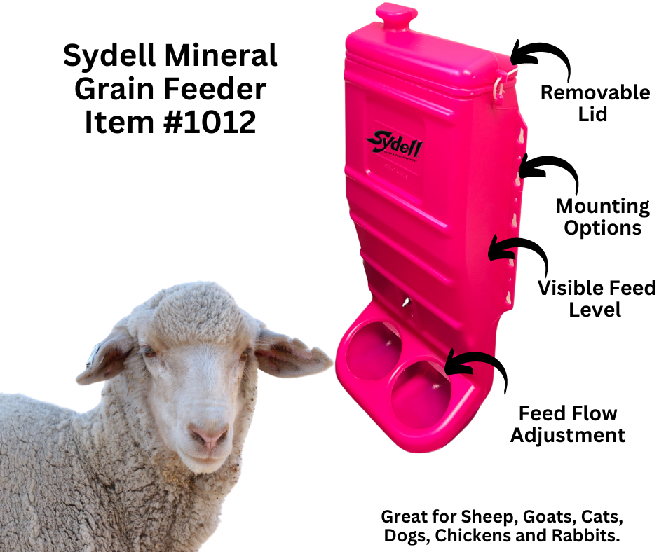 Pink Mineral & Grain Feeder #1012