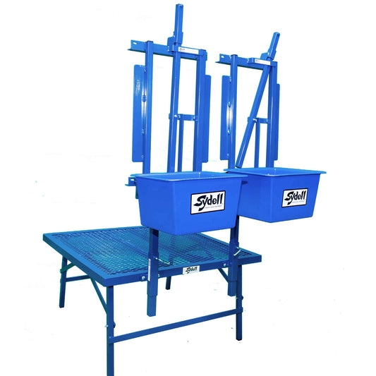 Sheep and Goat Double-Headed Milking Stanchion | Sydell #1052