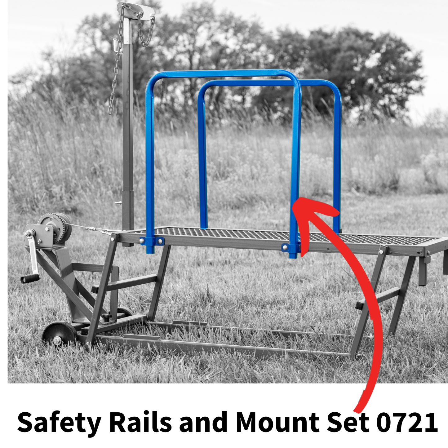 Safety Rails - Item #0721 For Sydell SHOWMAN’S BEST Stands & Milking Stanchions for Sheep & Goats | Sydell #0721