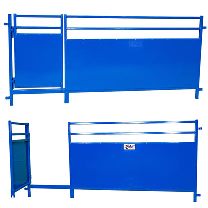 Solid Panel with Walk-Thru Gate 74 7/8" × 42" Left or Right Gate Orientation 0950DWTL 0950DWTR for Sheep & Goats | Sydell #0950DWTL / #0950DWTR