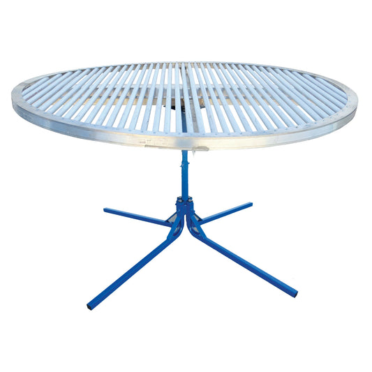 6’ Aluminum Revolving Skirting Table (1034)