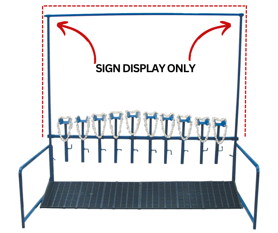 Sheep and goat conditioning stand setup designed for safer handling and routine management
