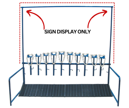 Sheep and goat conditioning stand setup designed for safer handling and routine management
